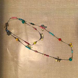 Long beaded necklace